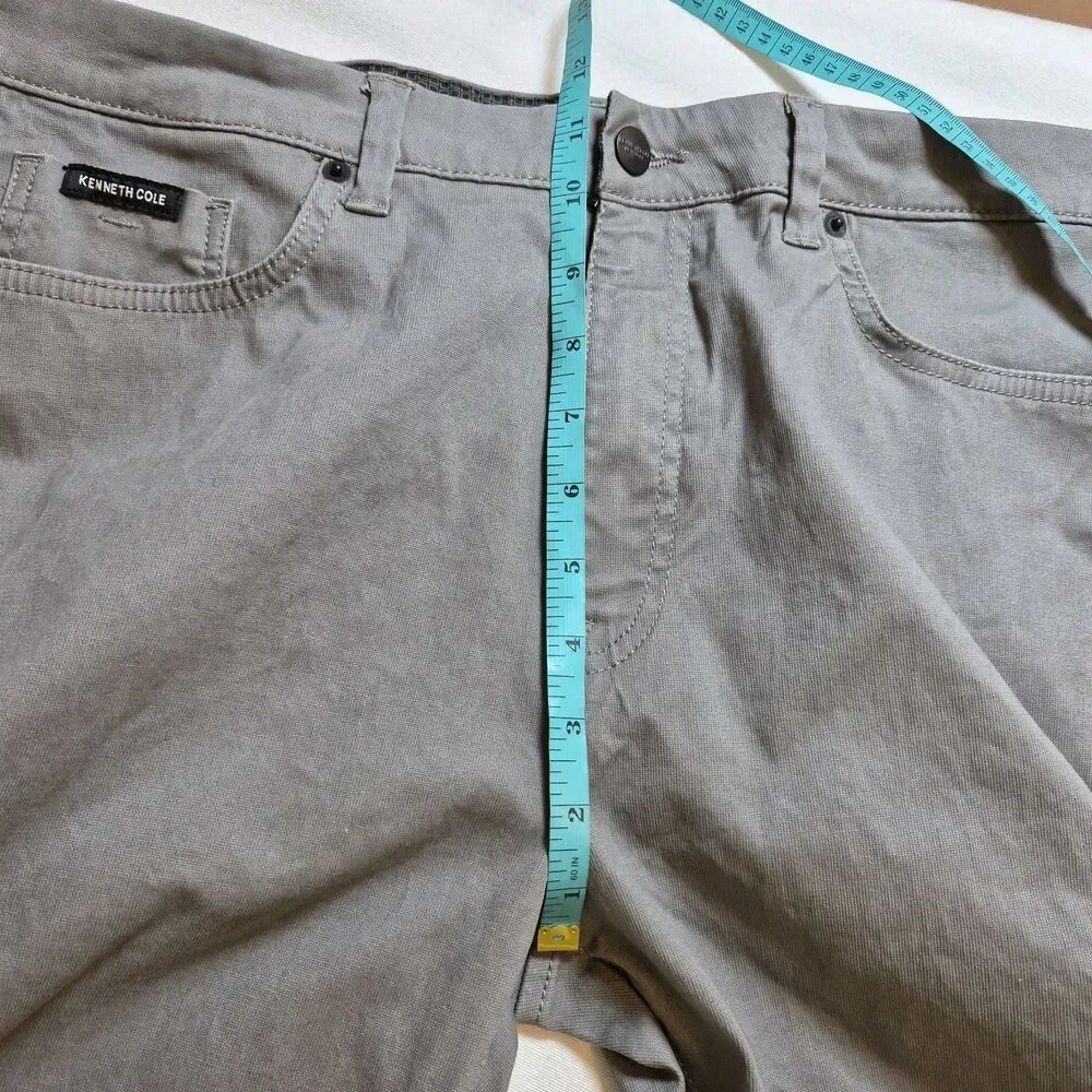 Kenneth Cole New York 5-Pocket GLOFZE Casual Pants Size 34x30 (34x29)